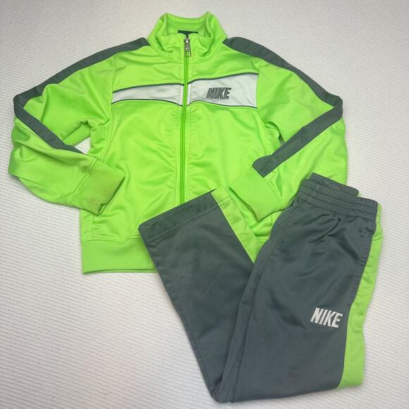 Nike Lime Green Track Suit - Picture 1 of 10